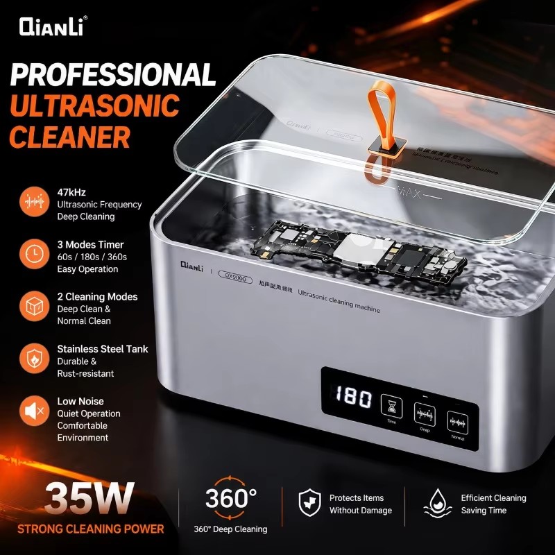 Body Jewelry Cleaner - QIANLI QX9000 Pulitore a Ultrasuoni 35W