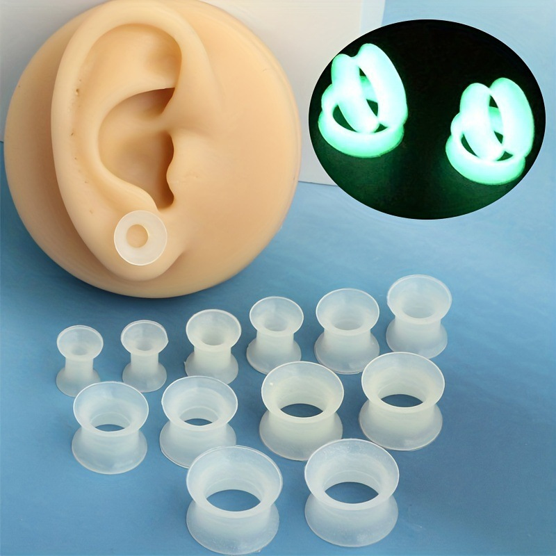Body Jewelry Gauge Sizes - 2 pezzi di tappi e tunnel