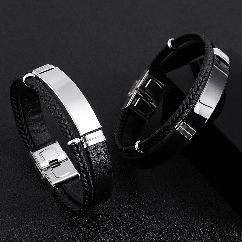 Body Jewelry Titanium - Bracciale personalizzato in acciaio inossidabile Bracciale