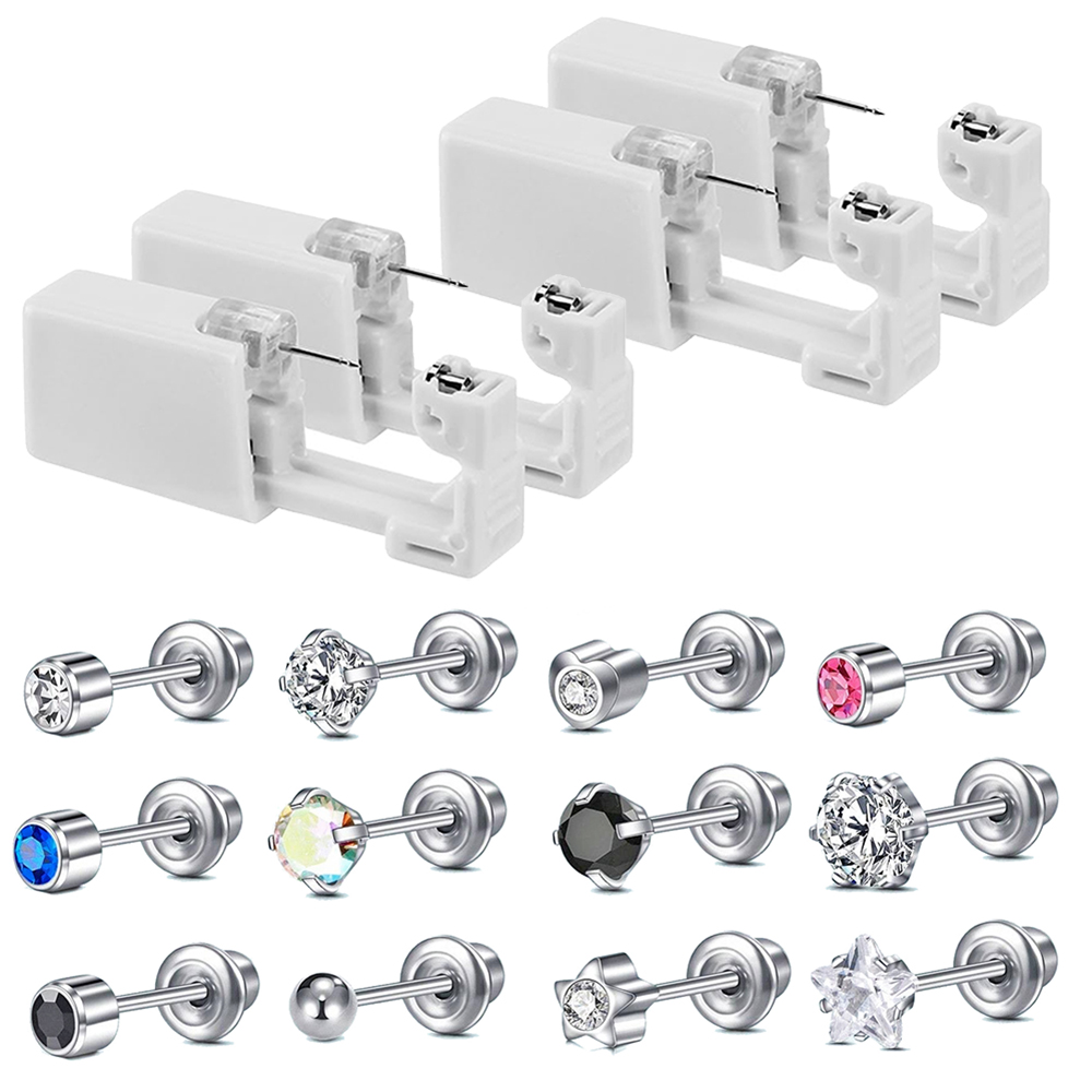 Body Jewelry Cleaner - Kit per Piercing all'Orecchio Monouso Sterile
