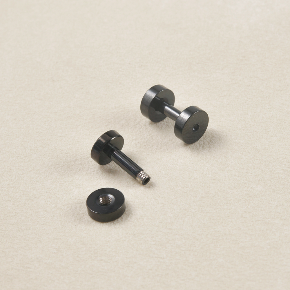 1 paio in acciaio inossidabile - Body Jewelry Gauge Sizes recensione e prezzo