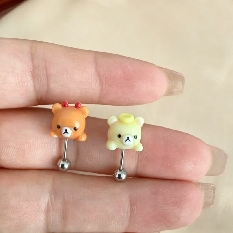 Orecchini a perno Kawaii Rilak - Body Jewelry Titanium recensione e prezzo