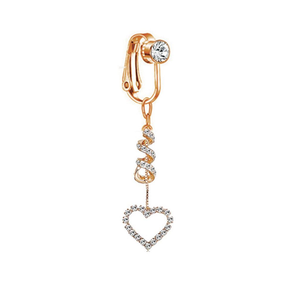 Clip per orecchio a clip con d - Body Jewelry And Earrings recensione e prezzo