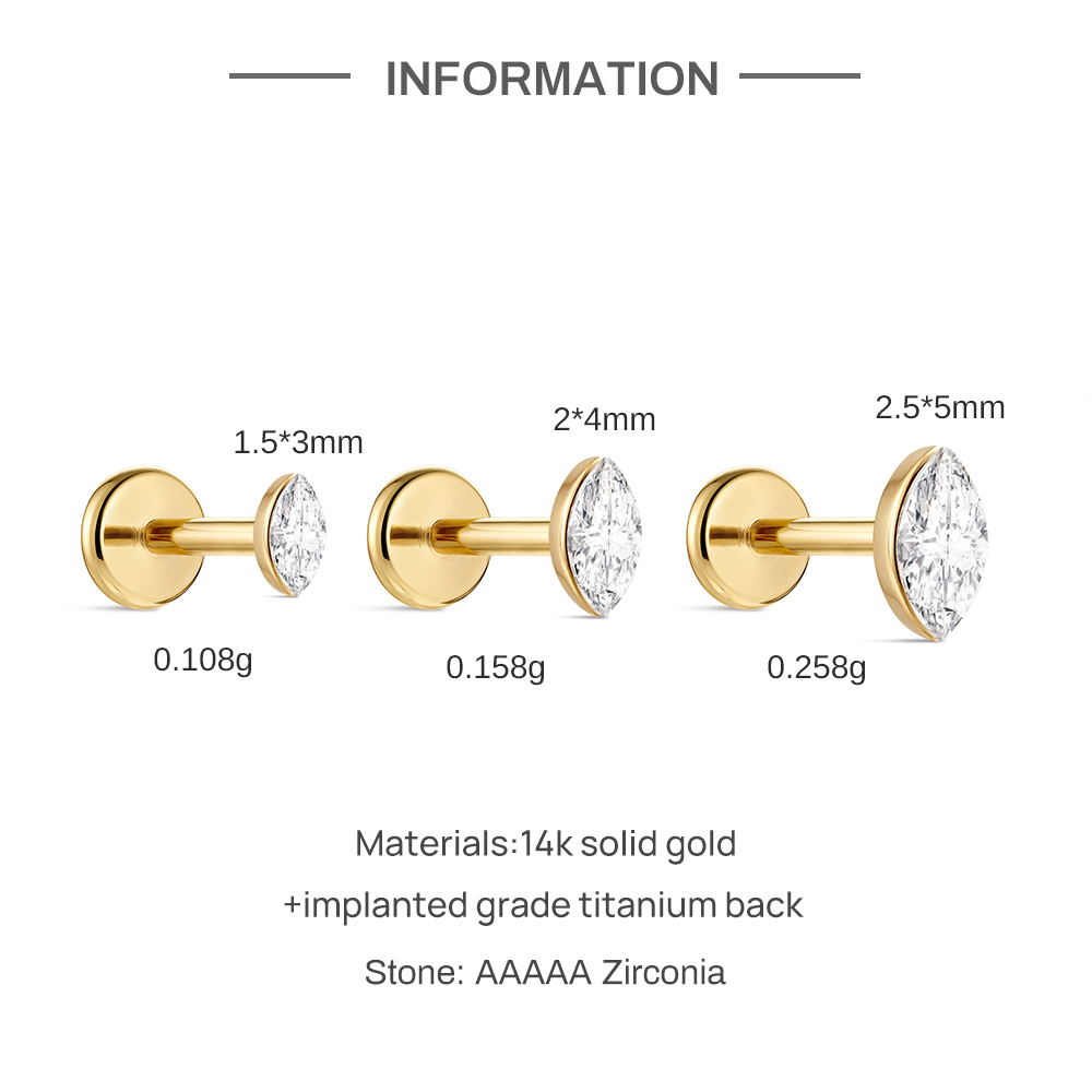 CANNER 1PC Orecchino a perno p - Body Jewelry Titanium recensione e prezzo