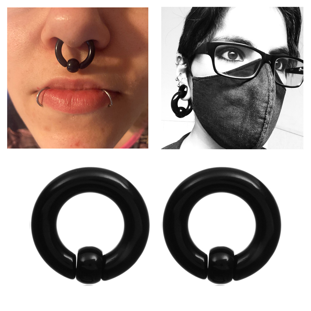 Coppia Acrilico BCR Captive Be - Body Jewelry Gauge Sizes recensione e prezzo