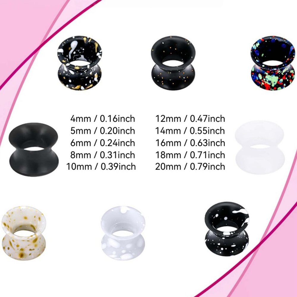 Silicone orecchiometri Tunnel  - Body Jewelry Gauge Sizes recensione e prezzo