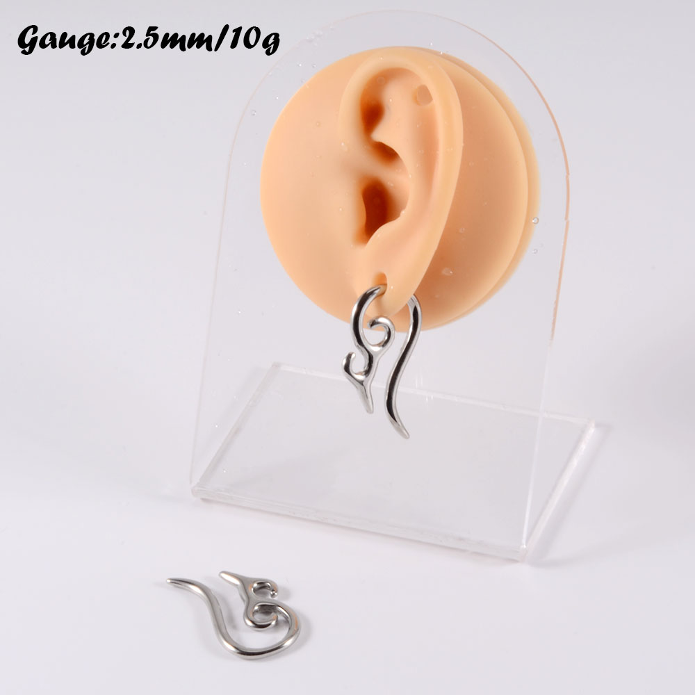 Coppia di pesi per orecchie pe - Body Jewelry Gauge Sizes recensione e prezzo