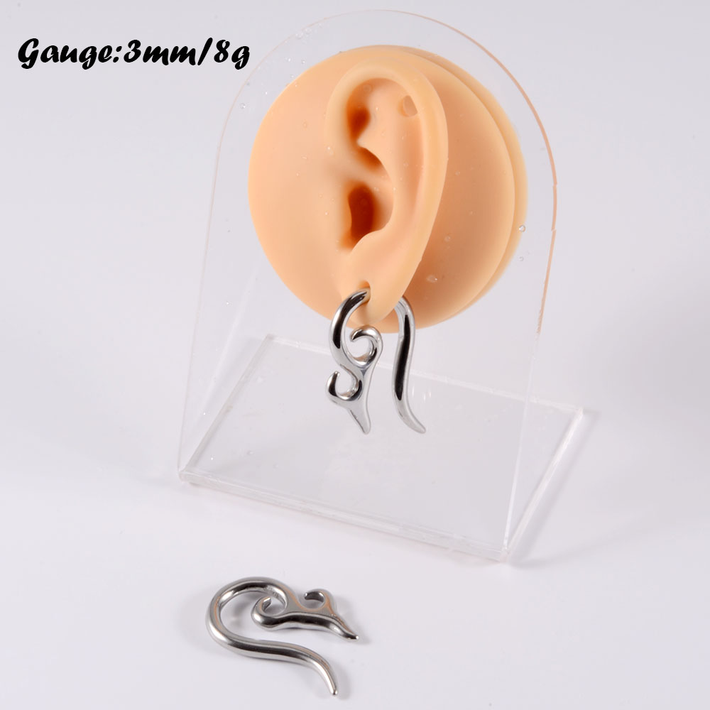 Coppia di pesi per orecchie pe - Body Jewelry Gauge Sizes recensione e prezzo