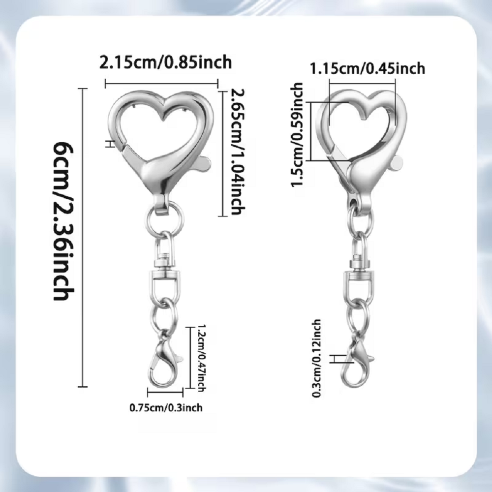 5/15/30 Pezzi Moschettone a Mo - Body Jewelry Diy recensione e prezzo