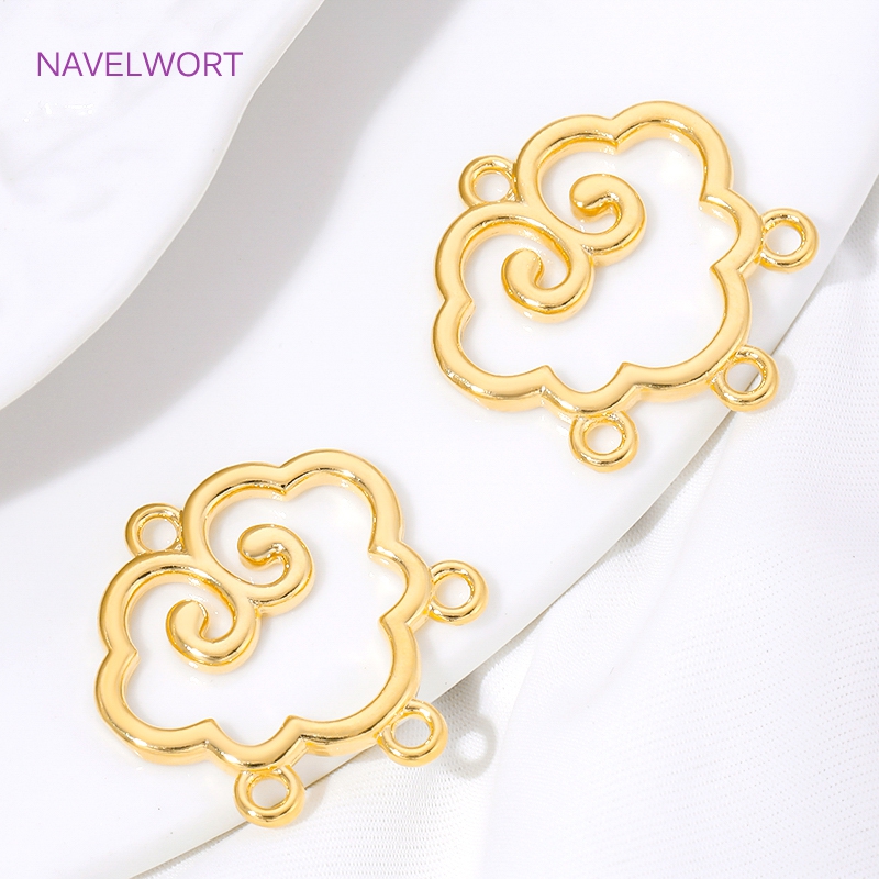 1/2/4 pezzi di connettori a fo - Body Jewelry Diy recensione e prezzo