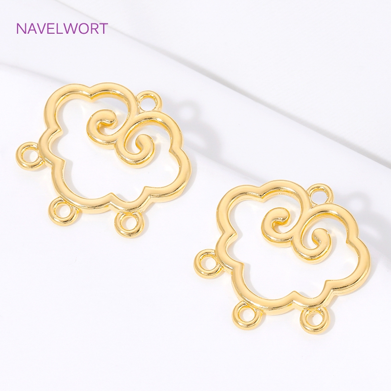 1/2/4 pezzi di connettori a fo - Body Jewelry Diy recensione e prezzo