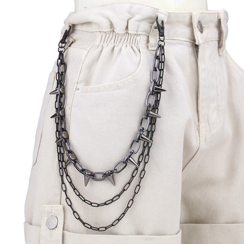 Hip Hop Punk Rock Pantaloni in - Body Jewelry Waist recensione e prezzo