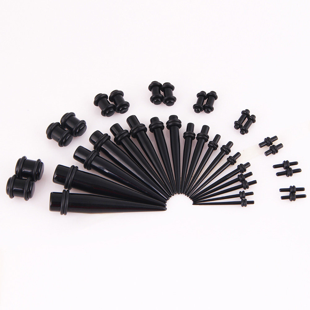 Set di 36 Dilatatori per Orecc - Body Jewelry Gauge Sizes recensione e prezzo