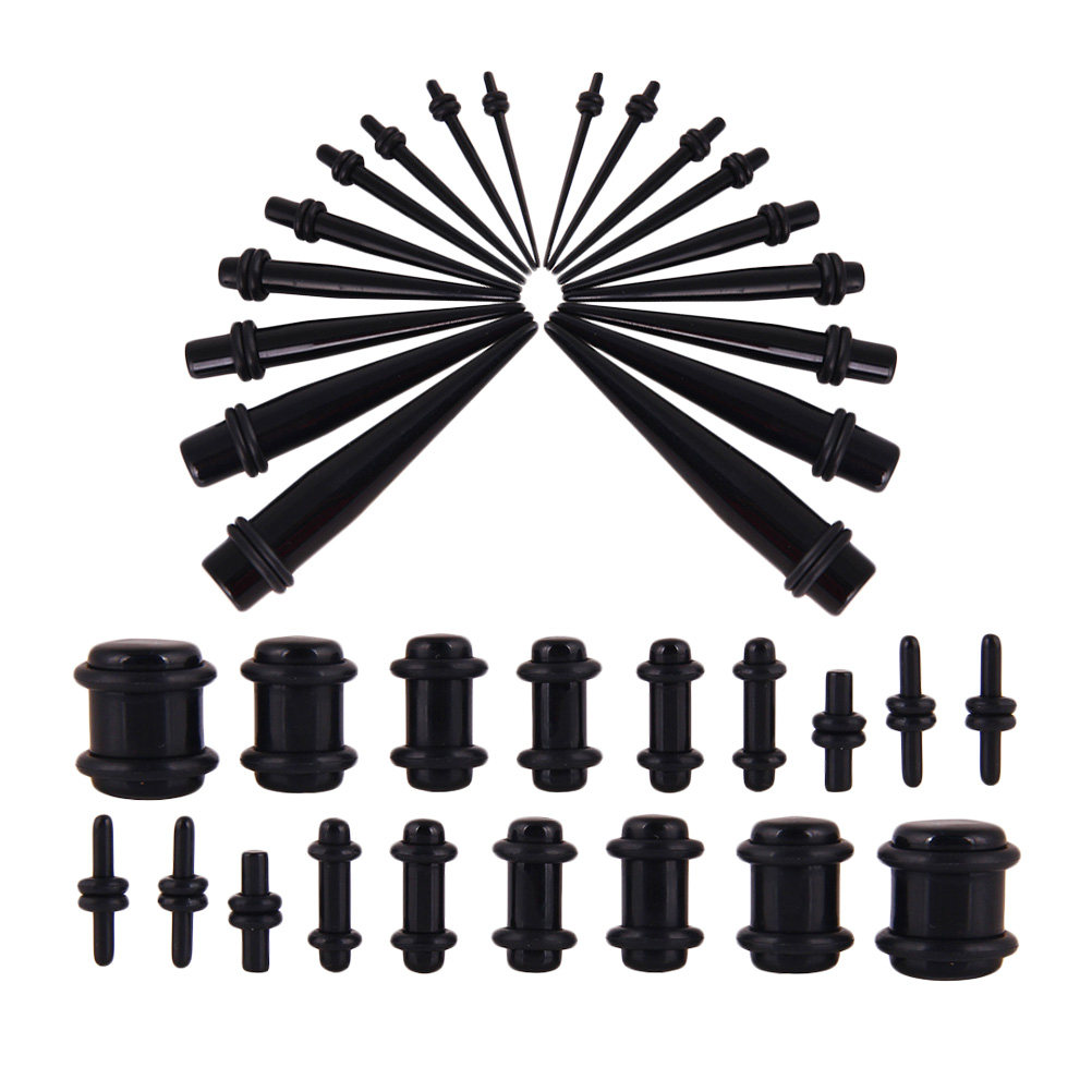 Set di 36 Dilatatori per Orecc - Body Jewelry Gauge Sizes recensione e prezzo