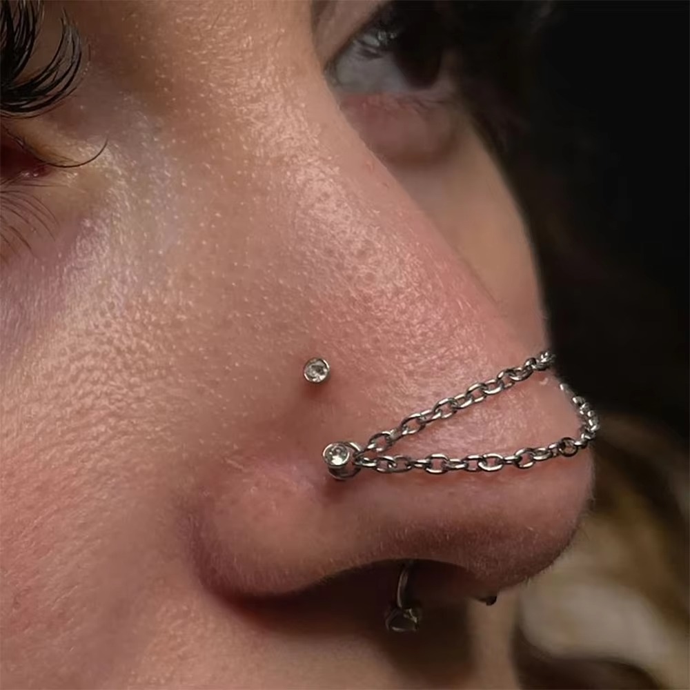 Catena per Naso in Titanio all - Body Jewelry Titanium recensione e prezzo