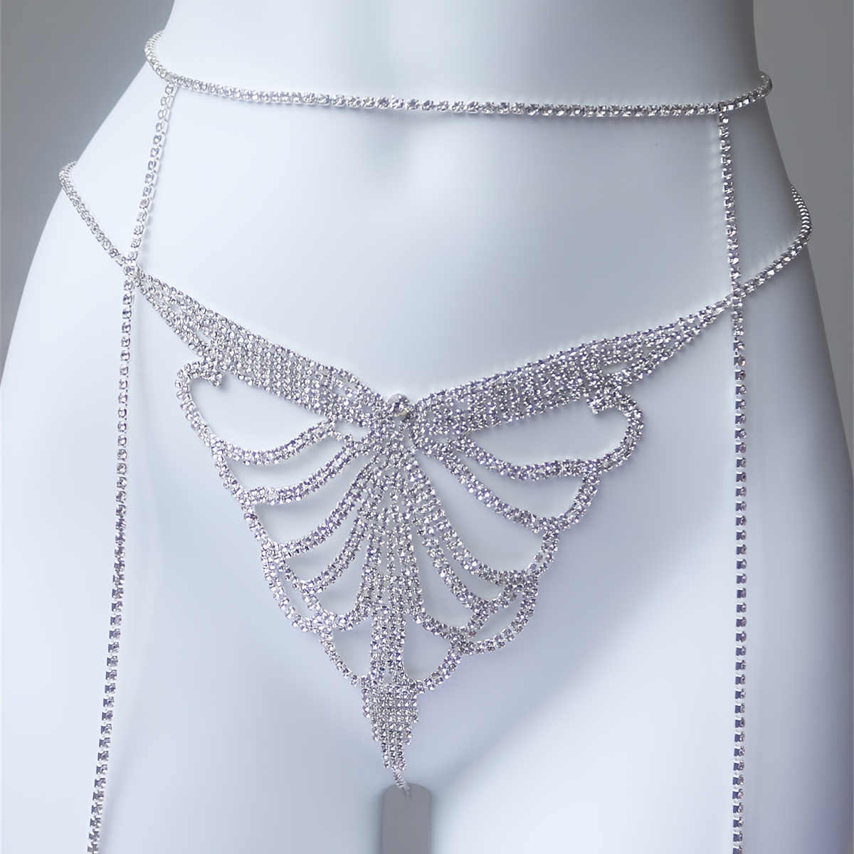 Multi strato strass scintillan - Body Jewelry Waist recensione e prezzo