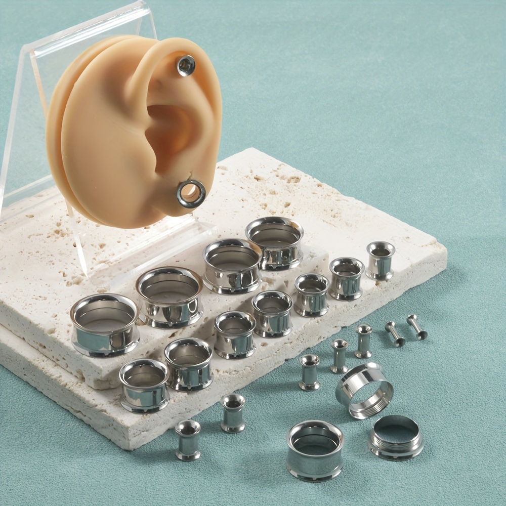 1 paio/12 paia set tappi per l - Body Jewelry Gauge Sizes recensione e prezzo