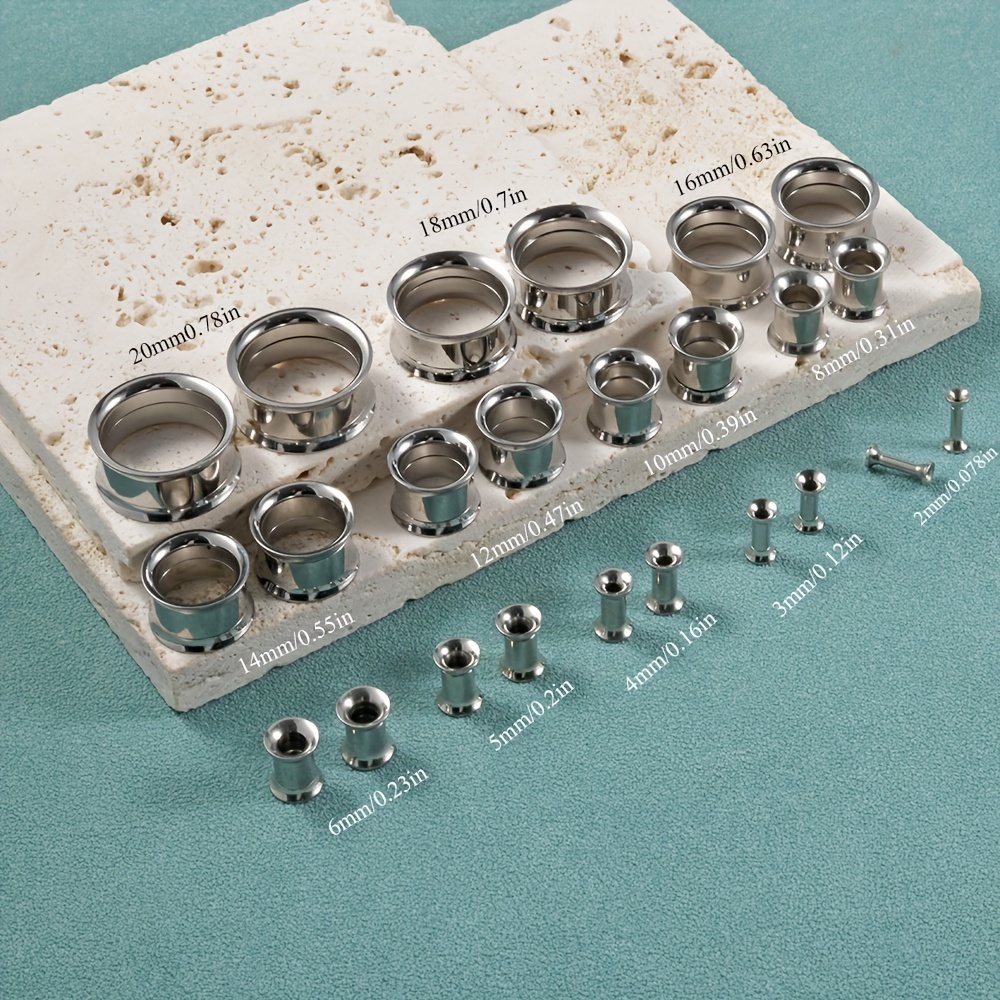 1 paio/12 paia set tappi per l - Body Jewelry Gauge Sizes recensione e prezzo