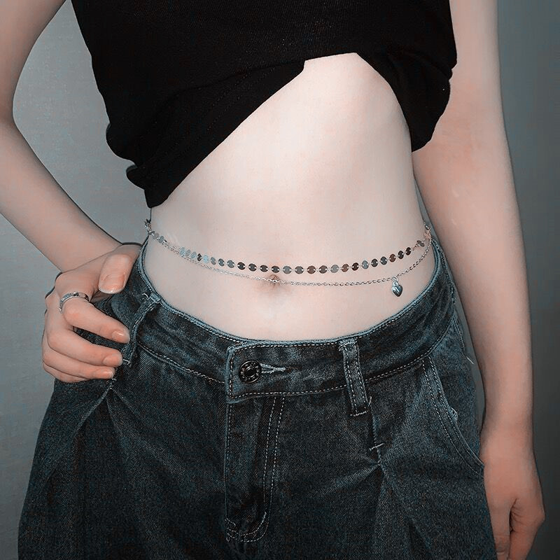 Moda semplice doppio strato ca - Body Jewelry Waist recensione e prezzo