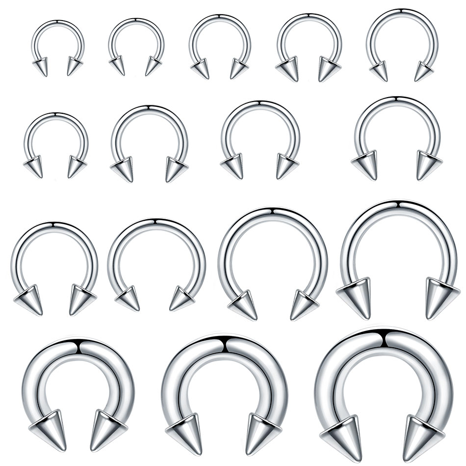 1PC in acciaio inossidabile di - Body Jewelry Gauge Sizes recensione e prezzo