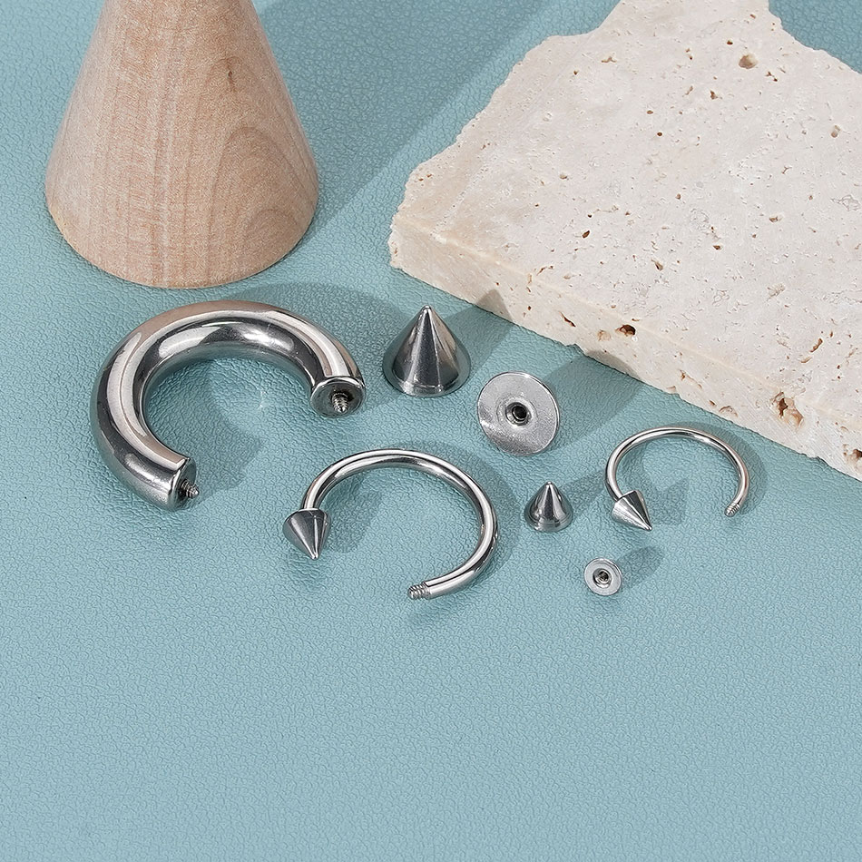 1PC in acciaio inossidabile di - Body Jewelry Gauge Sizes recensione e prezzo