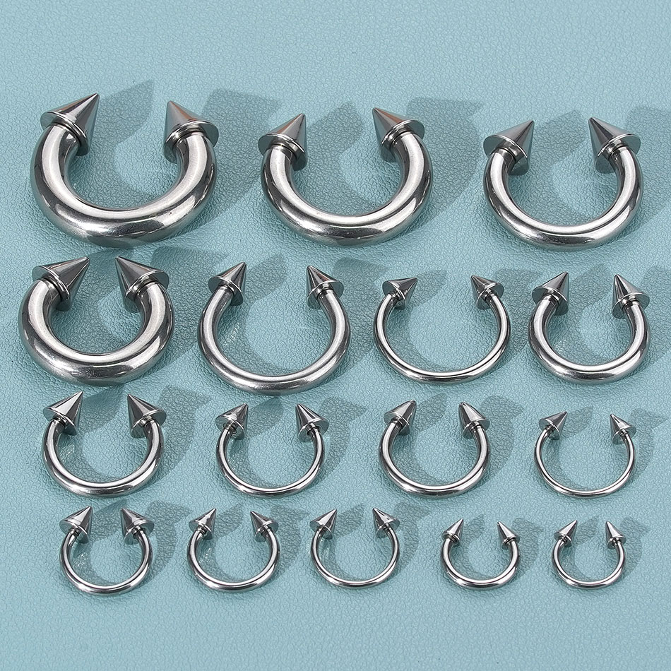 1PC in acciaio inossidabile di - Body Jewelry Gauge Sizes recensione e prezzo